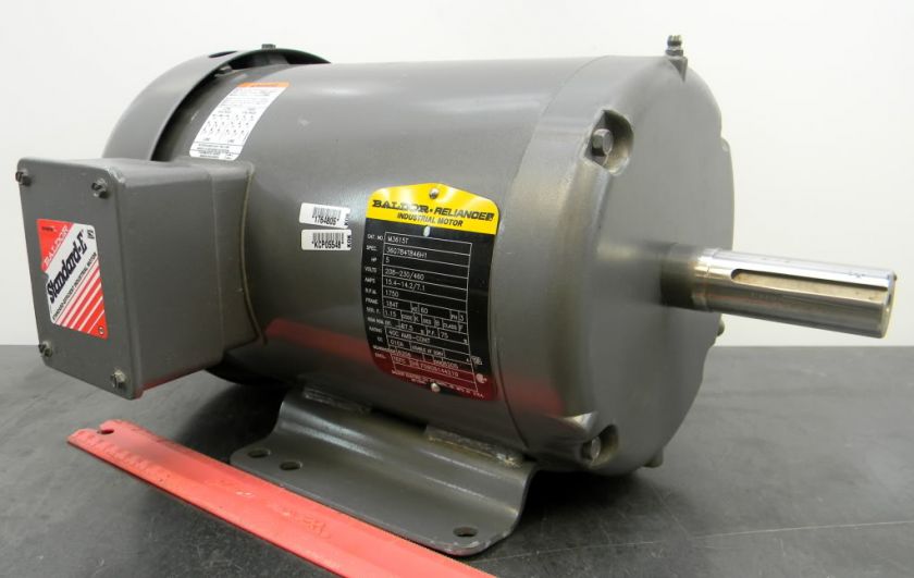 BALDOR M3615T 5 HP 1750 RPM ELECTRIC MOTOR 3PH 208 230/460 NEW  