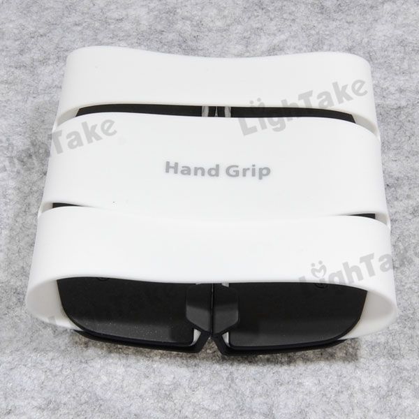 NEW Comfortable Silicone Hand Grip for iPad White + Black  