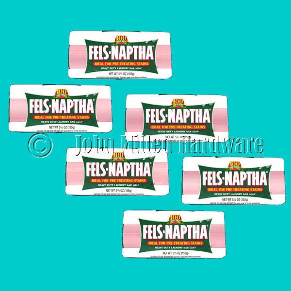 Bars Fels Naptha Laundry Soap 0024200043032  