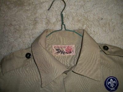 Boy Scout Shirt Youth Large Uniform  