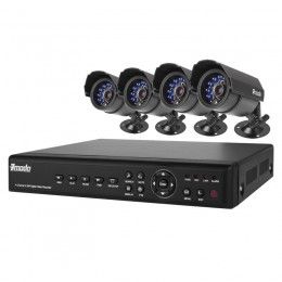   Security DVR Day Night Weatherproof Camera System (PKD DK40107)  