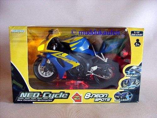 Honda CBR 1000RR 2006 mit Licht Kentoys 112 MM0077 Neu  