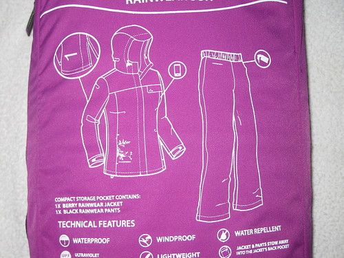 PARADOX Rain Wind Gear Waterproof Packable Jacket Coat Pant Set NWT 