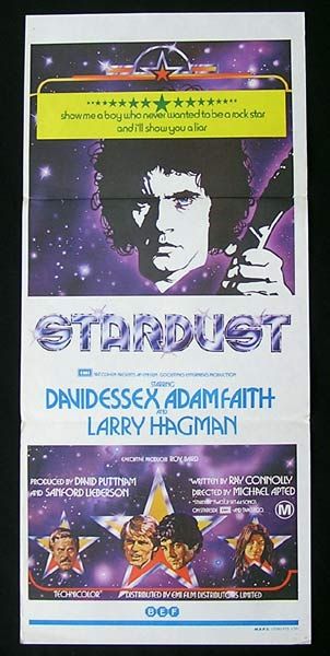 STARDUST 74 David Essex Adam Faith RARE daybill  