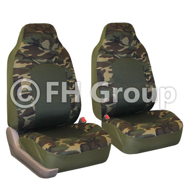 Front Set Camouflage Seat Covers for BMW M3 1995   2000  