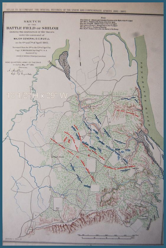 12. PLATE 13 CIVIL WAR MAP UNION CONFEDERACY CORNITH MS  