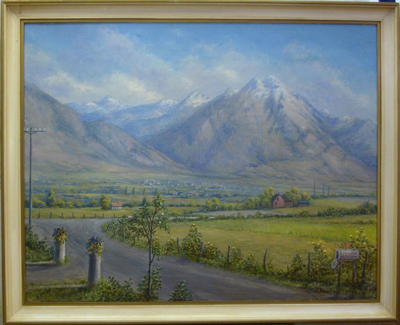 JULIUS BOMHOLT SCENE FROM WASATCH MOUNTAINS. NO RESER.  