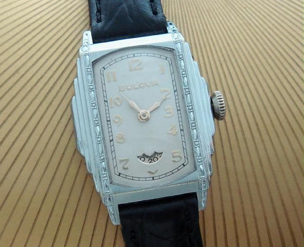   RARE Mens Bulova President Watch w/Wandering Seconds & Box   SERVICED