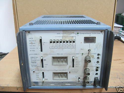 WANDEL & GOLTERMANN PCM DIGITAL SIGNAL GENERATOR 2048bs  