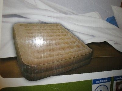 NEW Aerobed Aero Bed Queen Air Mattress Double High 77 x 59 x 14 