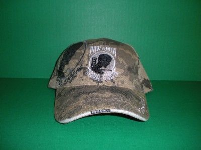 POW*MIA YOU ARE NOT FORGOTTEN NEW DIGITAL CAMO HAT/CAP  