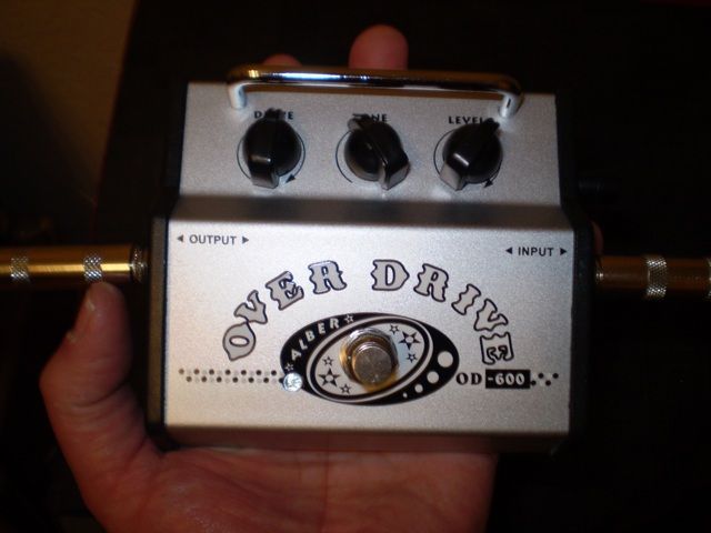 ALBER EFFECTS OD 600 MINI STOMP OVERDRIVE TRUE BYPASS COMPACT 