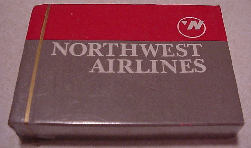 Vintage Northwest Airlines *Playing Cards* Sealed Mint  