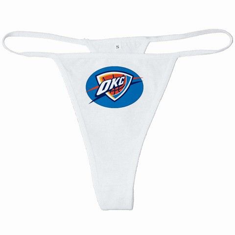 New Oklahoma City Thunder White or Pink Thong  