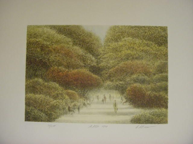 HAROLD ALTMAN, Allee 1998 lithograph,   