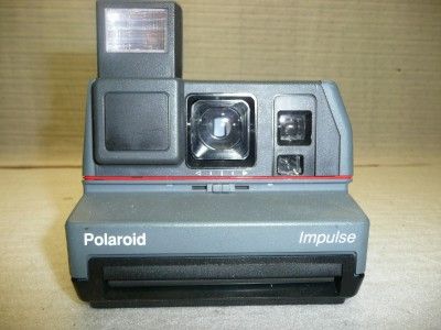 Polaroid Impulse Camera With Pop Up Flash Vintage Retro Antique 1970s 