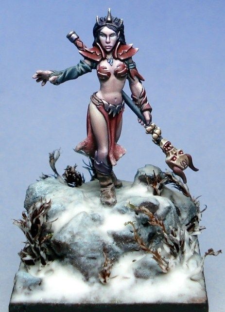 Guild Of Harmony 30mm Maeviir Dark Elf Sorceress  