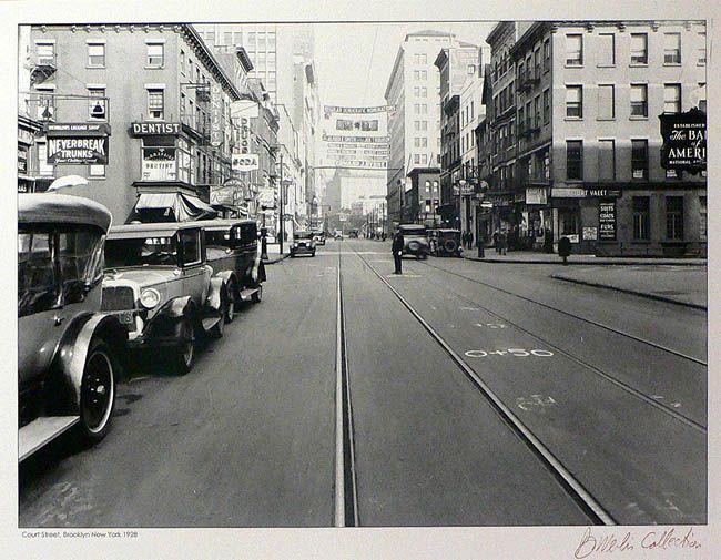 Downtown Brooklyn 1928 Brooklyn Print Quality  