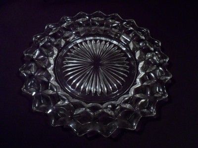 Fostoria American Pattern, Salad Plate, Elegant Glass  