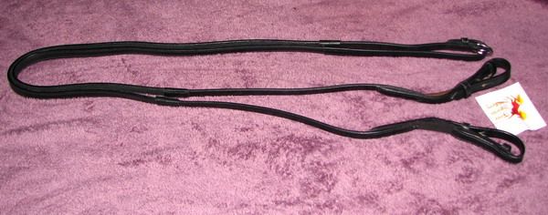 FSS German Flexi Aid Elastic DRESSAGE Inside Grip Reins  