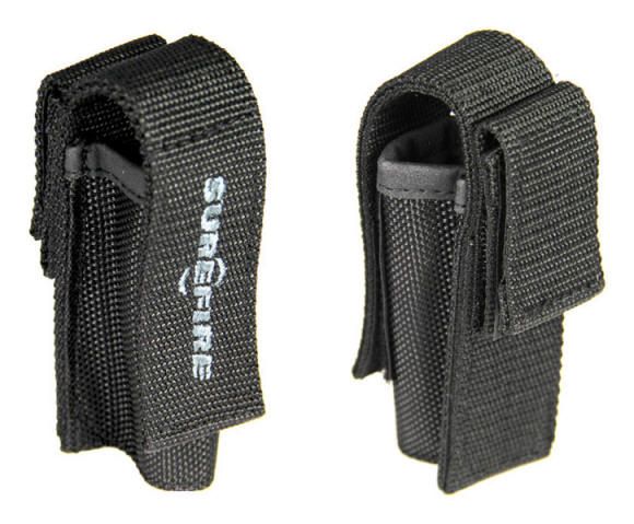 BLACK NYLON FLASHLIGHT HOLSTER FOR L1, M1_SUREFIRE #V82  