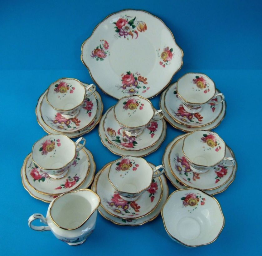 Royal Albert Lady Angela 21 piece Tea Set ~ Circa 1940s  