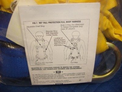 Stress indicating safety tabs indicate when harness has been 