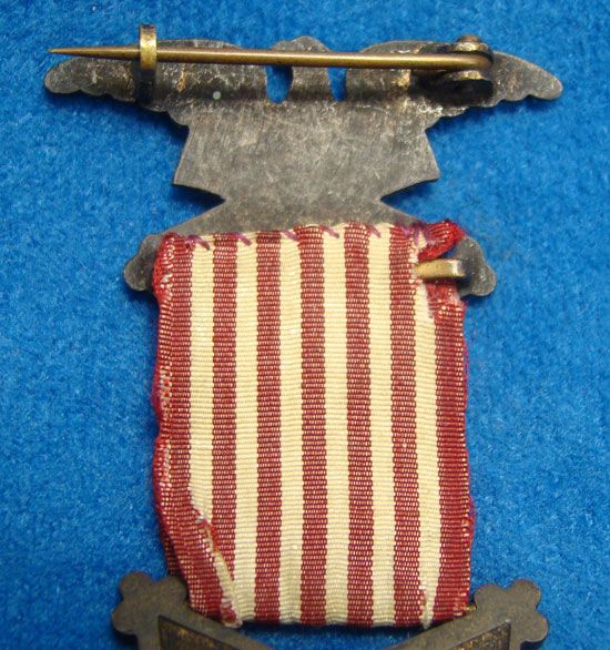 Beautifully Designed G.A.R. Membership Medal With Pin and Flag Ribbon 