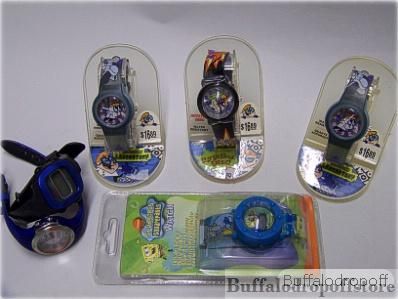 Watches Kids Boys Sponge Bob Dexters Laborrtory Lot  