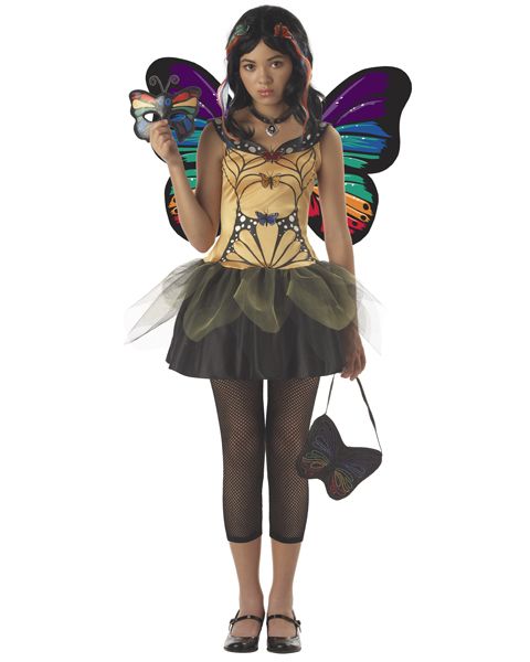 Tween Butterfly Masquerade Costume  