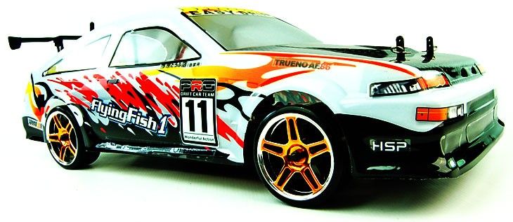   Fish Electric RC Drift Car, Lambo, Toyota Trueno 1/10 4WD  