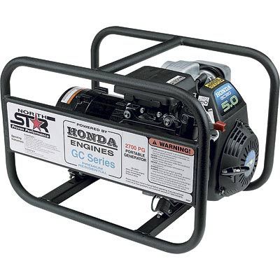 NorthStar Generator 160cc 2700 SurgeW 2400 RatedW Gasoline #165912 