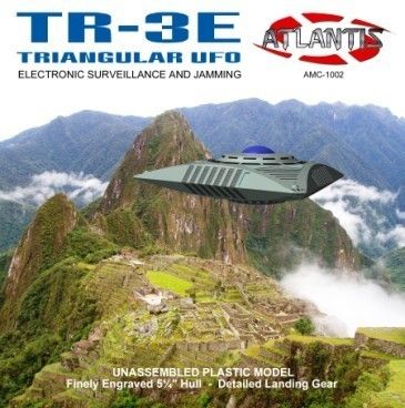 ATLANTIS TR 3E TRIANGULAR UFO SURVEILLANCE MODEL KIT  