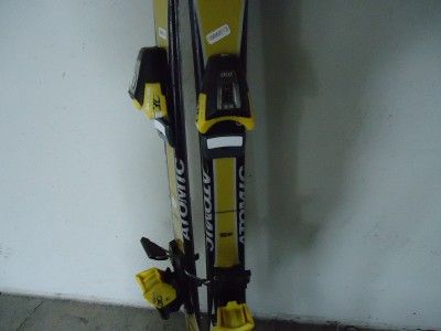 ATOMIC SL 9 Youth Kids Skis Cut Shaped Bindings 130 CM  