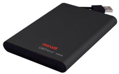 Maxell GENhd 500 GB External hard drive   480 Mbps   5400 rpm 2.5 