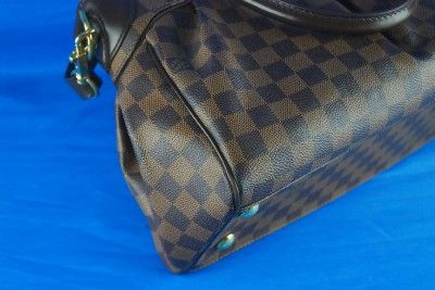 AUTHENTIC LOUIS VUITTON TOILE DAMIER TREVI PM SHOULDER BAG  