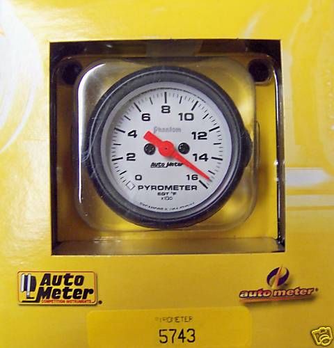 AUTOMETER PHANTOM PYROMETER GAUGE   EGT 5743  