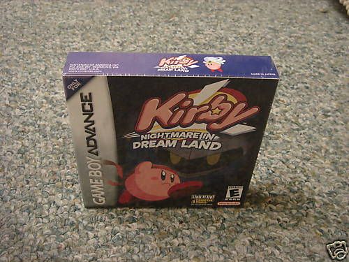 Kirby Nightmare in Dream Land (Game Boy Advance) NEW 045496731830 