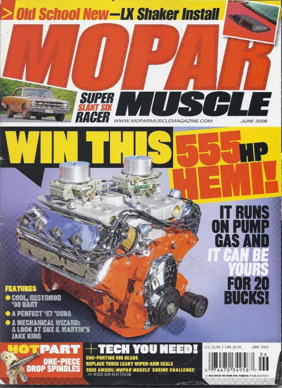 MOPAR MUSCLE MAGAZINE HEMI RESTOMOD DART SPINDLES SEALS  