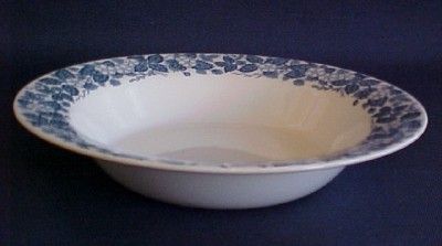 Royal China OLD ENGLISH BLUE Rim Soup Bowl  