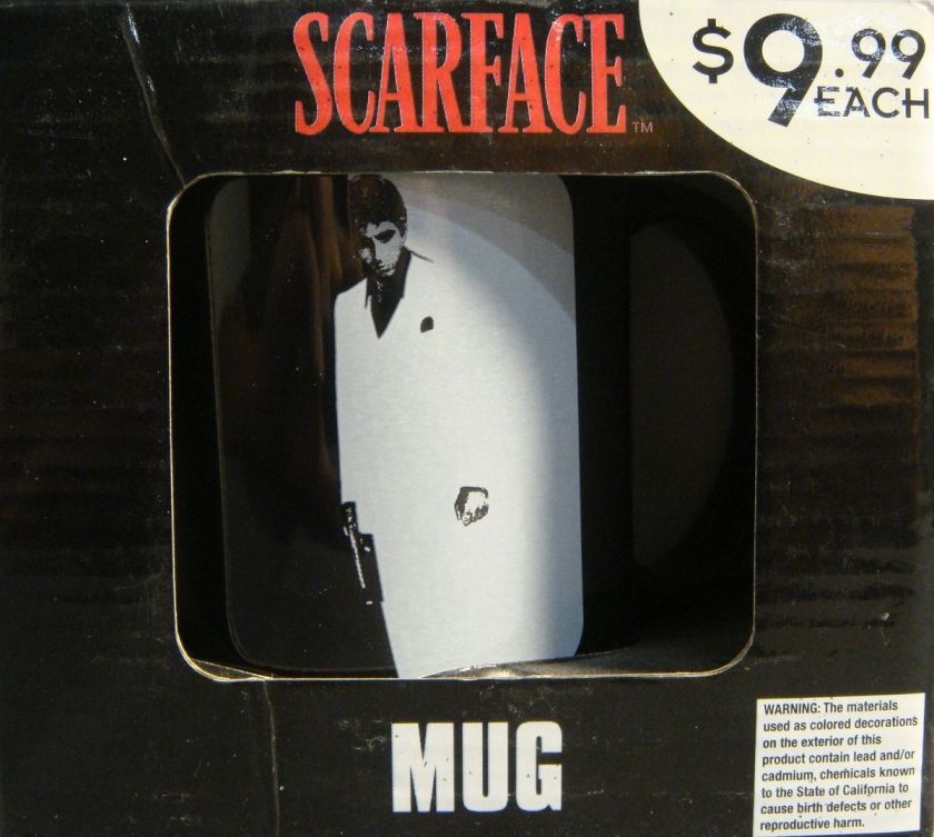 SCARFACE TONY MONTANA 12oz CERAMIC COFFEE MUG CUP NEW  