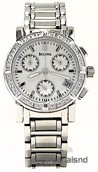 NEW BULOVA Ladies 16 Diamond Dress Watch 96R19  