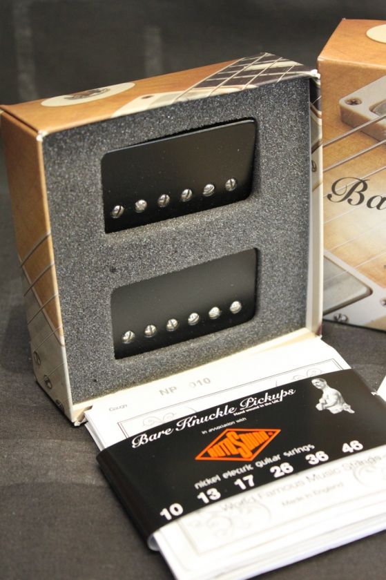 BRAND NEW BARE KNUCKLE NAILBOMB HUMBUCKER BLACK SET  