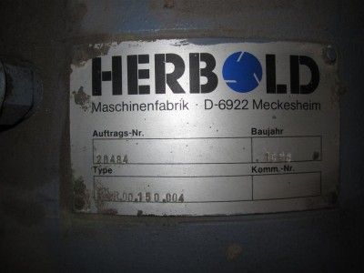 20 x 47 Herbold Dual Shaft Shredder, 50HP  