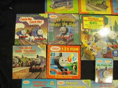 THOMAS THE TANK TRAIN BABY DAYCARE PRESCHOOL CHILDRENS TOY BOOK LOT 