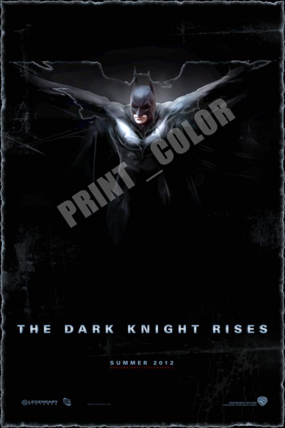 THE DARK KNIGHT RISES Promo Poster (Batman)   11 x 17  