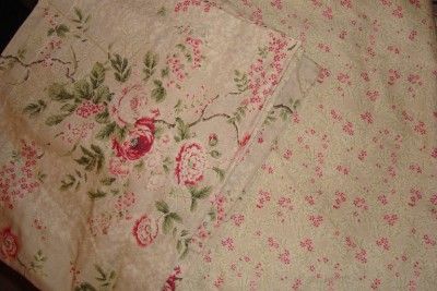 RALPH LAUREN BEIGE/PINK FLORAL QUEEN COMFORTER SET NW  