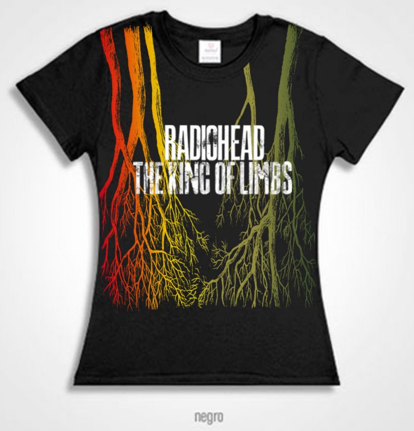 RADIOHEAD the king of limbs t shirts 11 colours female  
