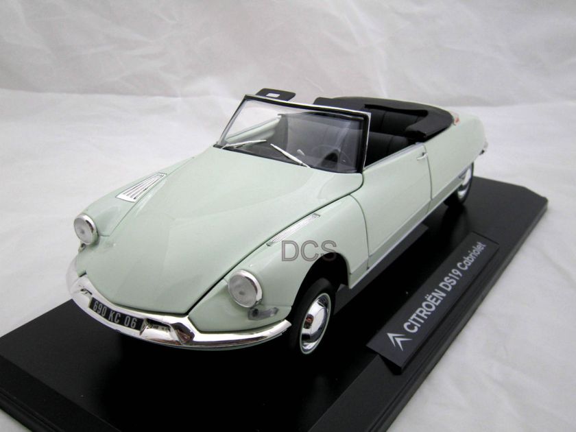 NOREV CITROEN DS23 CABRIOLET LITE GREEN 1/18 DIECAST CAR  