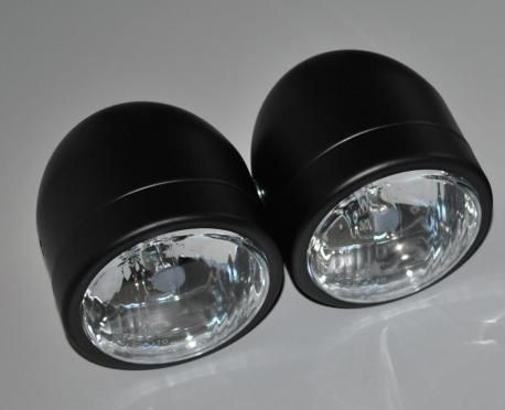 Twin Streetfighter Dominator Headlights Black Bandit SV  